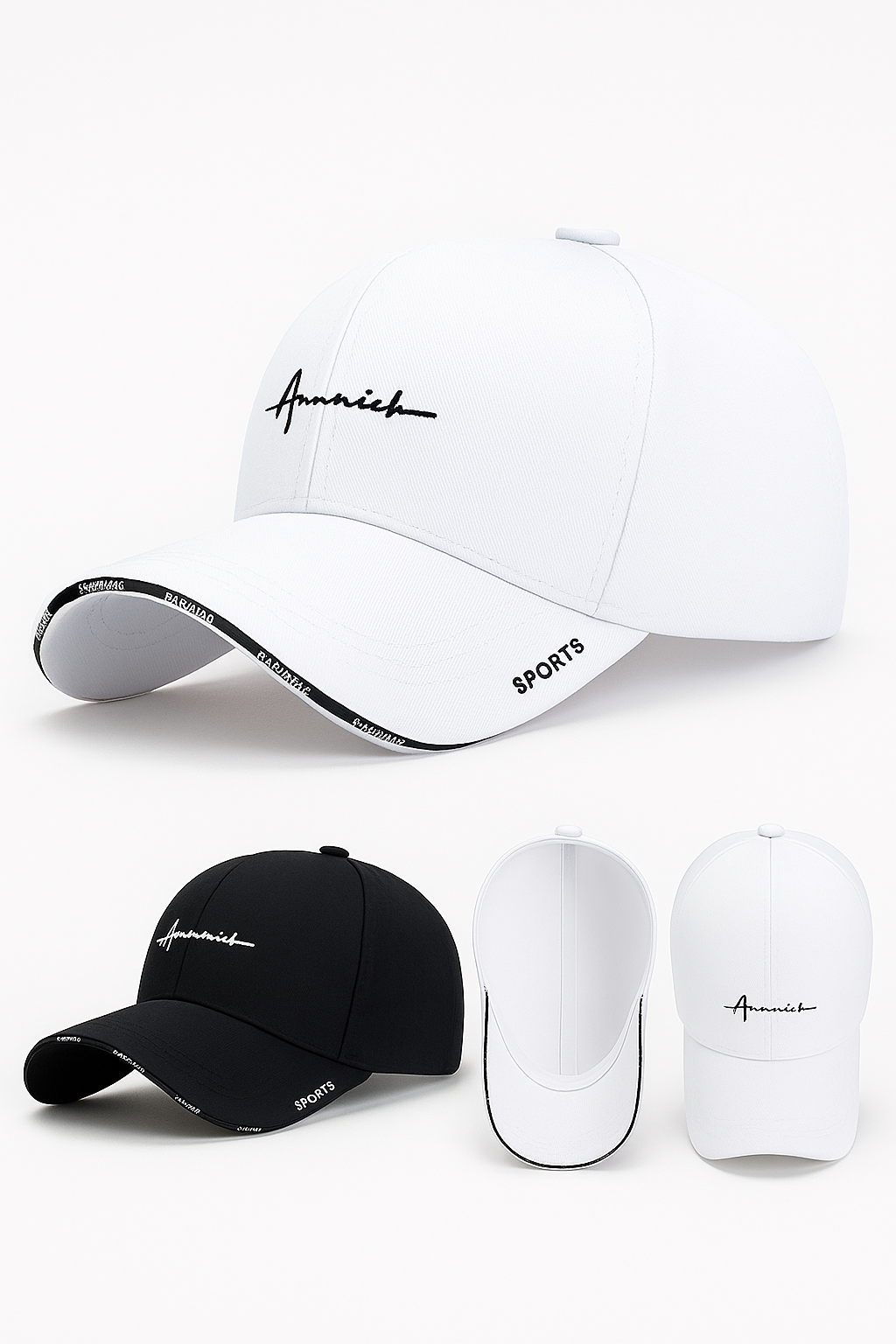 Atmungsaktive Baseball Cap – Sonnenhut für Damen & Herren, Outdoor & Sport