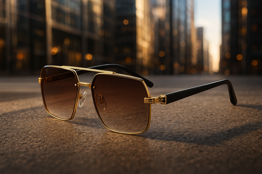 Ah-Mee™ Quadratische Herren-Sonnenbrille – Klassisch, Modern & UV400-Schutz