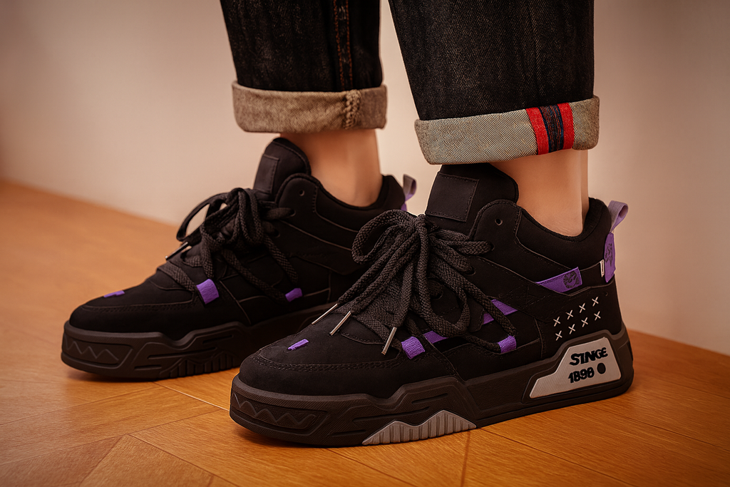 Herren Sneaker – Atmungsaktive Freizeit- & Laufschuhe | Bequeme Sportschuhe im Trend-Design | Leichte Alltags- & Fitness-Schuhe für Männer