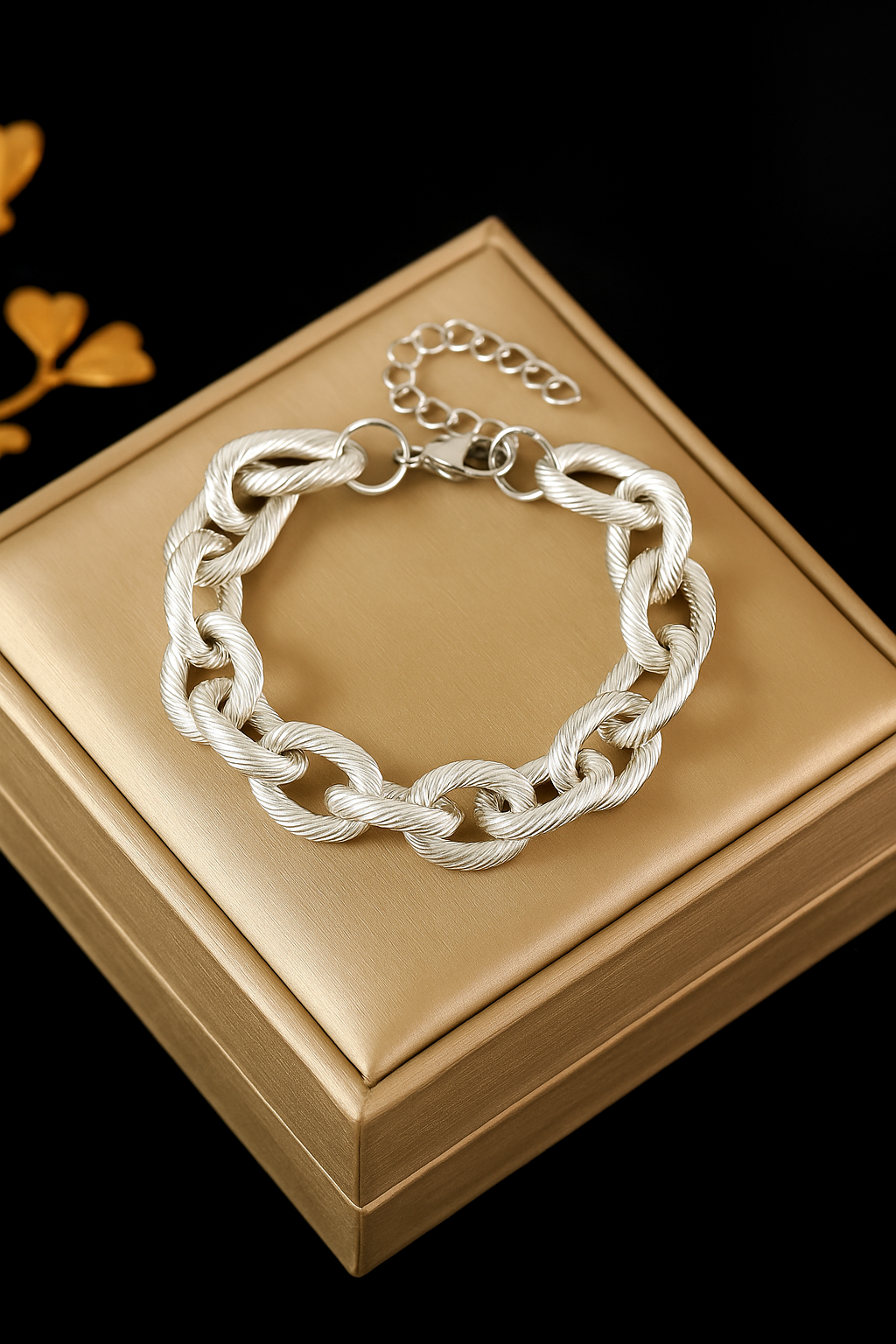 EILIECK Gold Cuban Chain Armband 316L Edelstahl – Trendy Punk Schmuck für Damen & Herren, Wasserdicht & Geschenkide