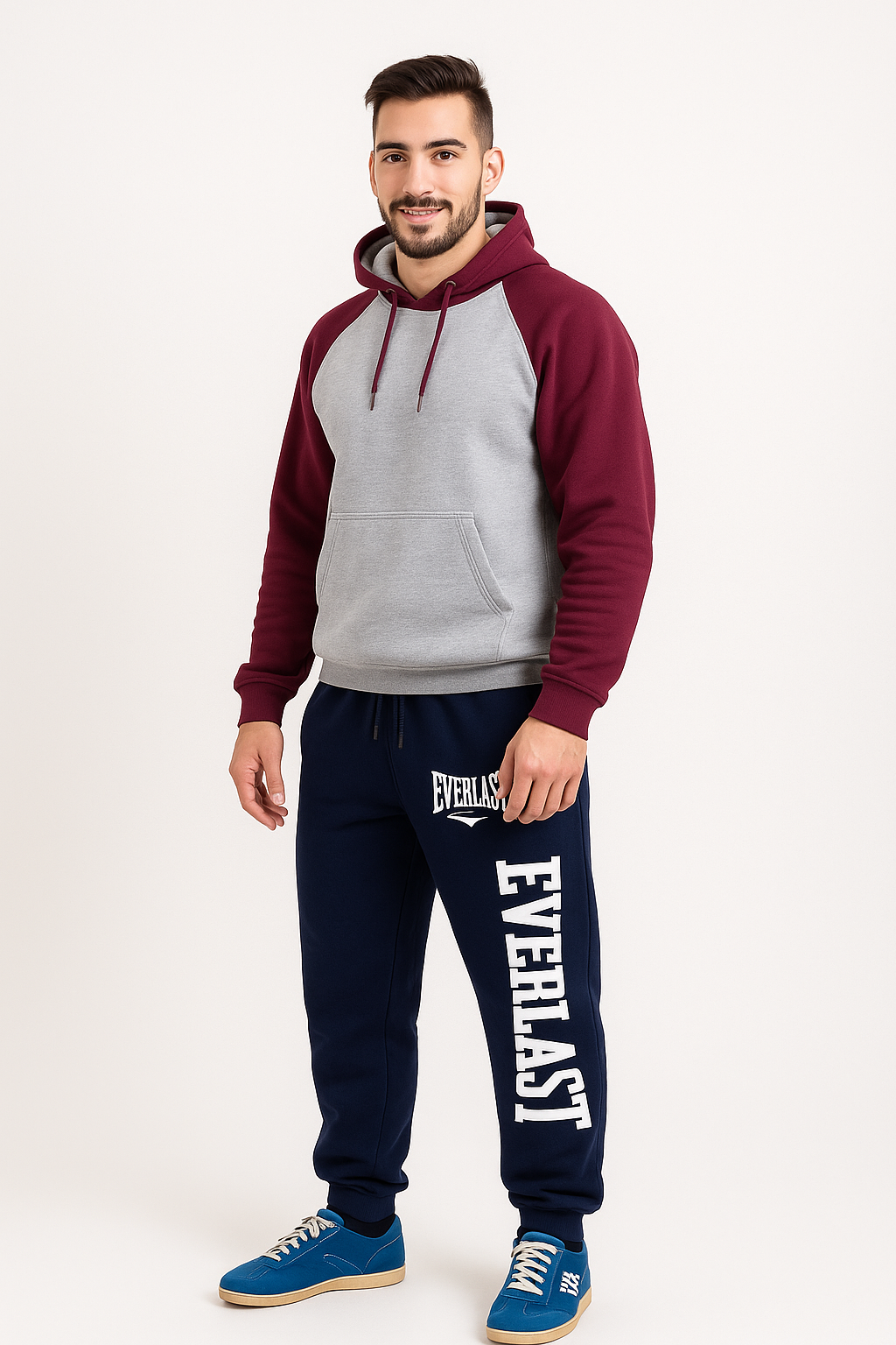 EVERLAST™ Unisex Fleece Jogginghose – Oversized Streetwear Sweatpants | Warm, Bequem & Perfekt für Alltag, Fitness & Reisen