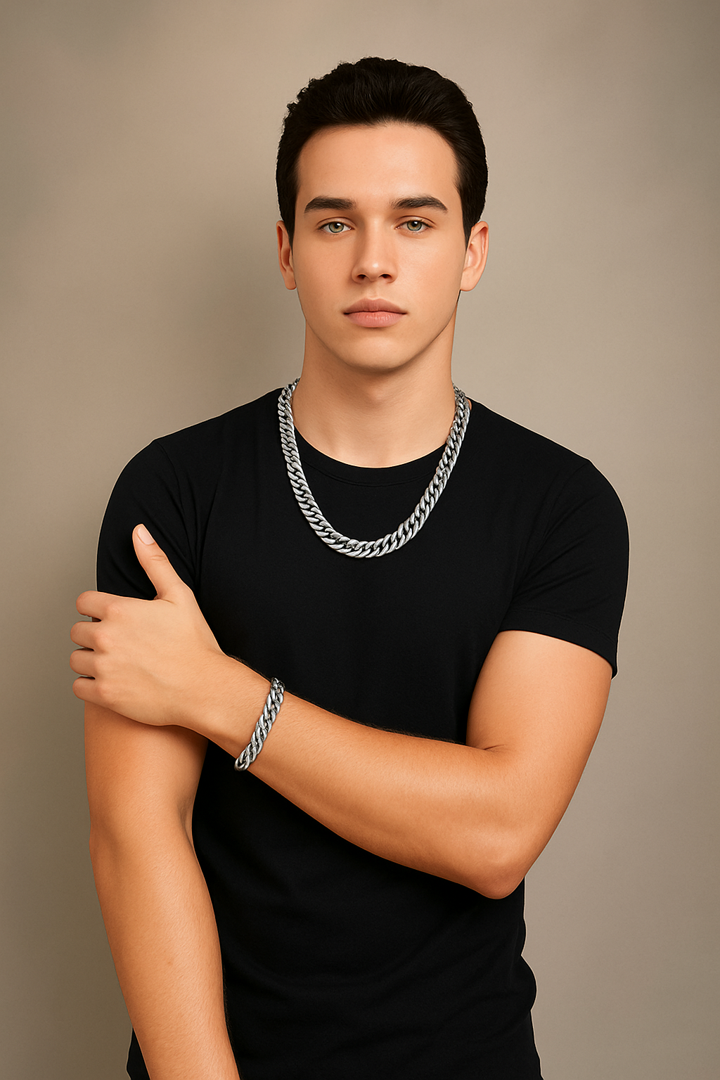 HNSP Cuban Link Set – Kette & Armband für Herren