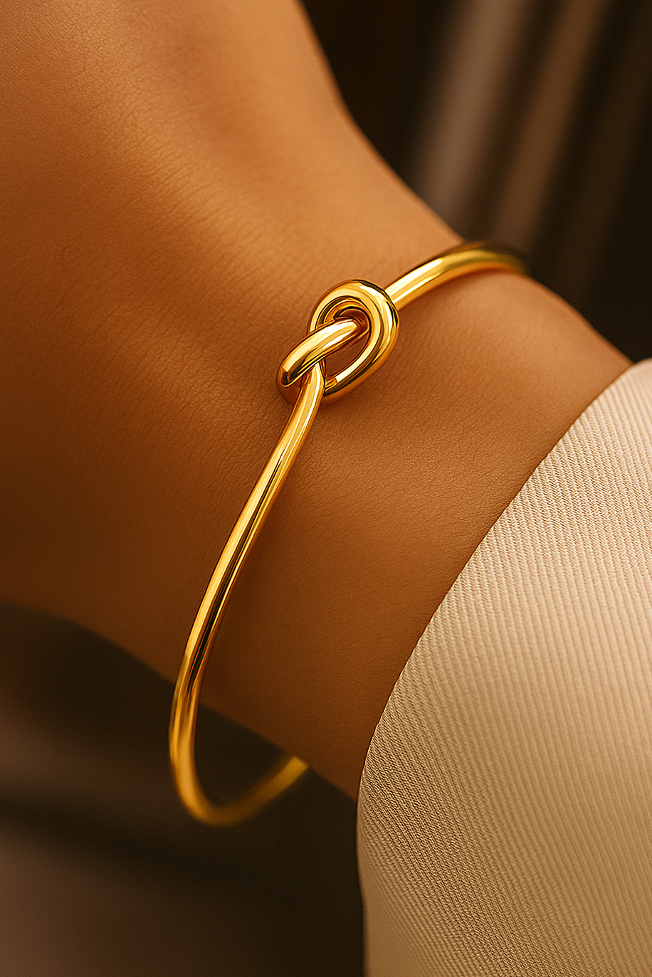 Edelstahl Damenarmband – Geflochten & Vintage-Style