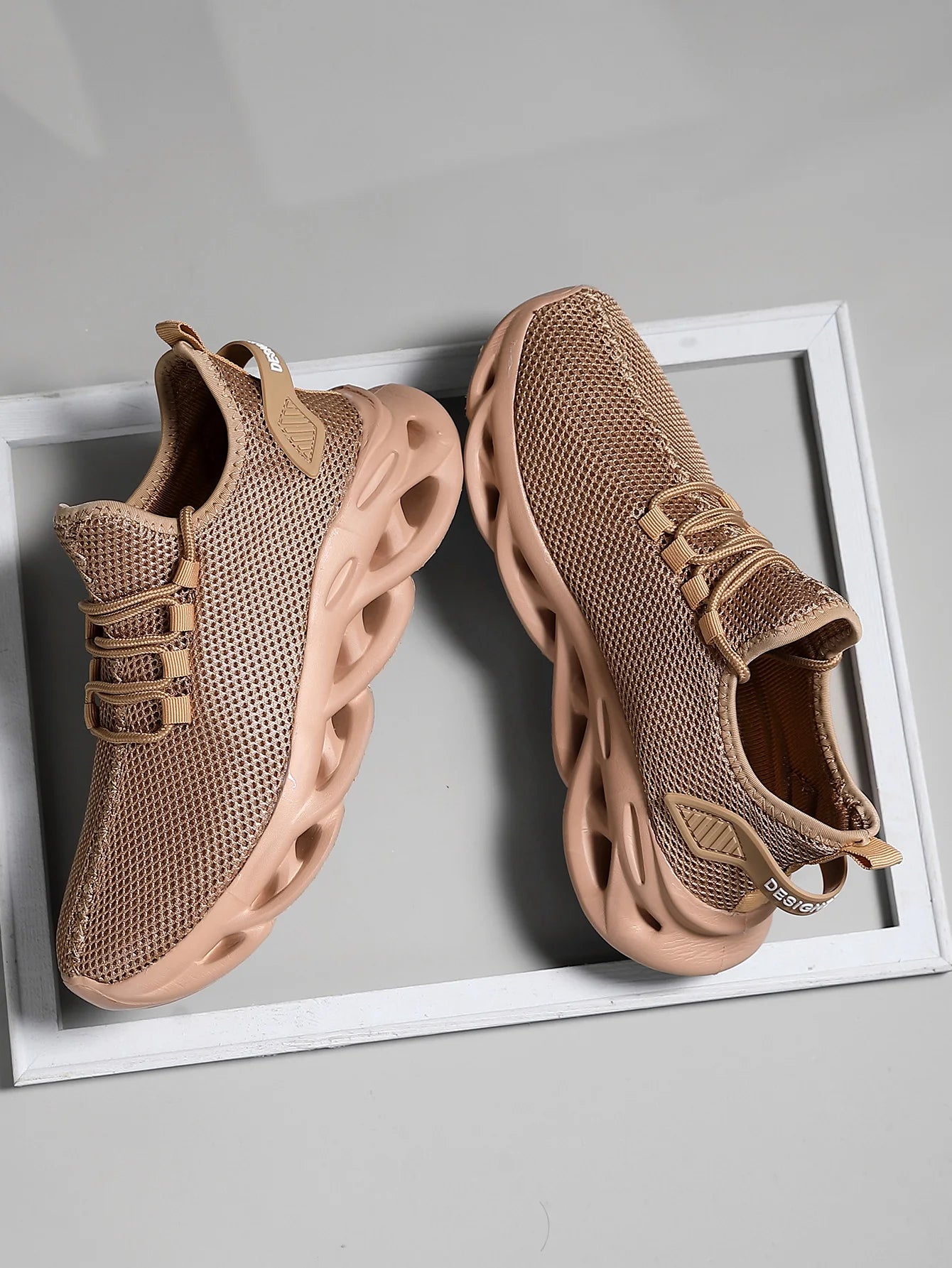 EALSQN Unisex Laufschuhe – Leichte, atmungsaktive Mesh-Sneaker mit EVA-Dämpfung