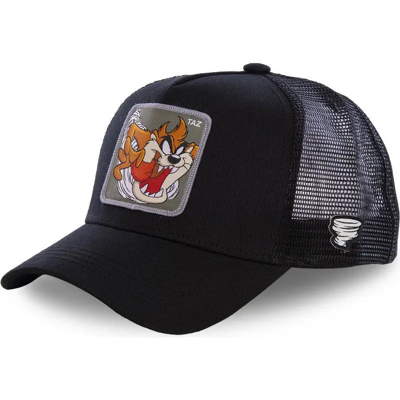 Cap im Cartoon-Style– Stylische Baseball Cap mit Netz & Sonnenschutz