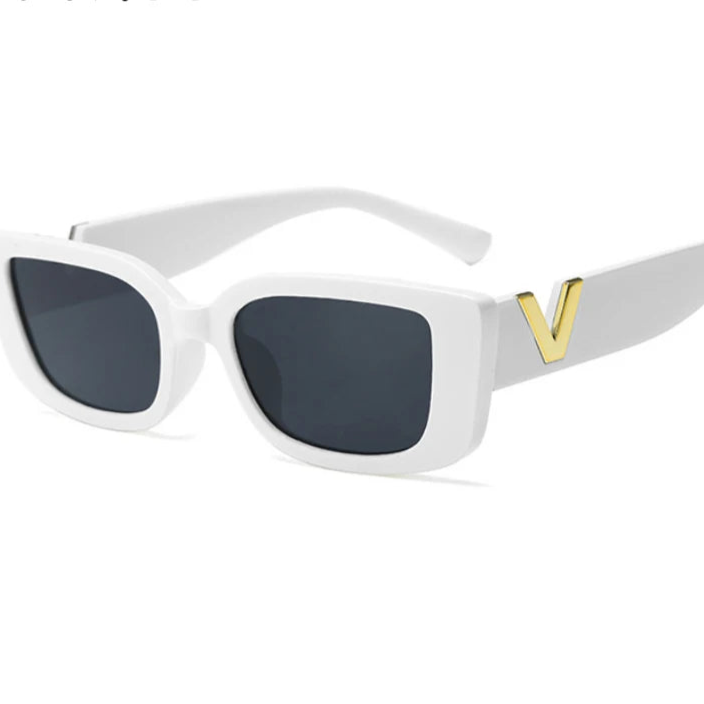 Vintage Rectangle Sonnenbrille Damen – Klassische Luxus-Sonnenbrille mit kleinem Rahmen